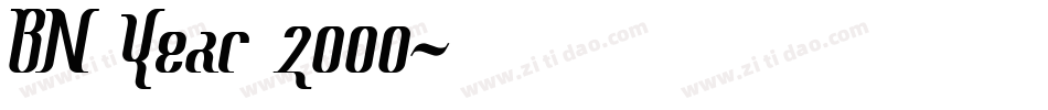 BN Year 2000字体转换